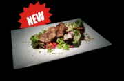 Leroy Cafe | Latin-spiced confit pork clod with mojo-dressing salad and french fries | Menu24.hu