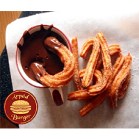 Árpád Burger | Churros dessert with dressing | Menu24.hu