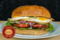 Árpád Burger | Giant Fried Eggs Burger | Menu24.hu