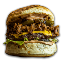 Monkey Burger | Crazy Pulled Pork Burger | Menu24.hu