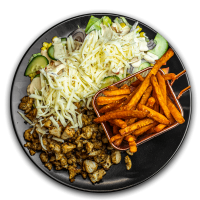 Monkey Burger | Gyros tál édesburgonyával | Menu24.hu